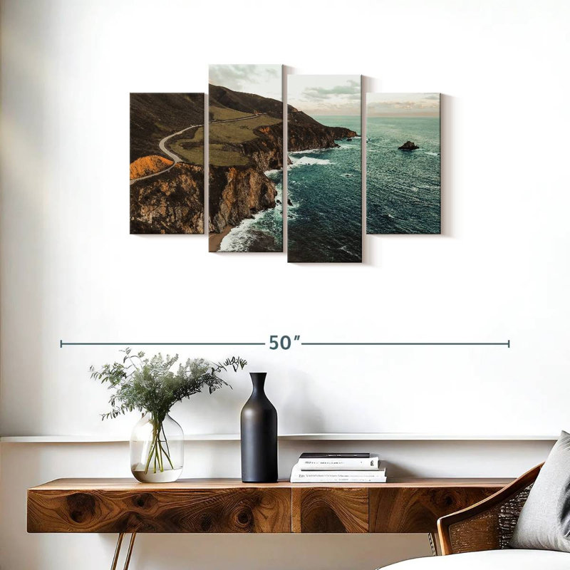 Gillard Big Sur Seascape, H 22 po x l 36 po