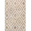 Modern Hand Tufted Geometric Area Rug in Silver / Ivory-1784681479