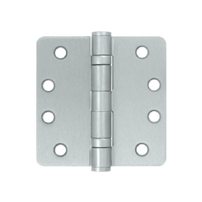 102'' x 102'' Steel Butt Bearing Hinge, Brushed Chrome