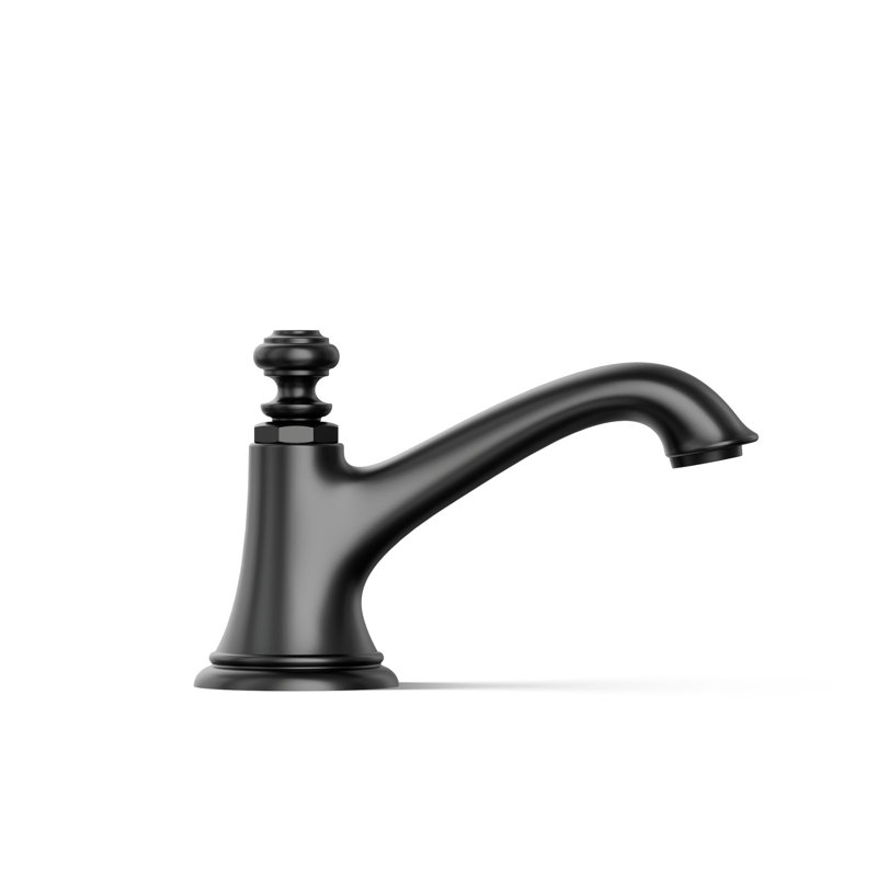 Artifacts Bathroom Sink Spout with Bell Design, Matte Black