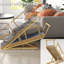 Rampe d'escalier en bois pour chien avec 4 hauteurs réglables et tapis antidérapant pliable pour une utilisation simple