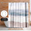 Americanflat 71x74 Shower Curtain - Coastal Seaside Design - Warm Waves by PI Creative Art