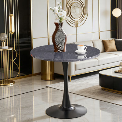 Amelia-Lillie Round Pedestal Dining Table