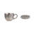 Stoneware Mug With Ball Edge Saucer