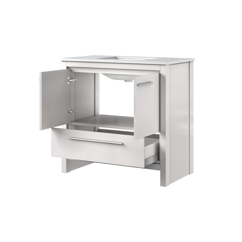 Meuble-lavabo avec plateau en marbre de culture