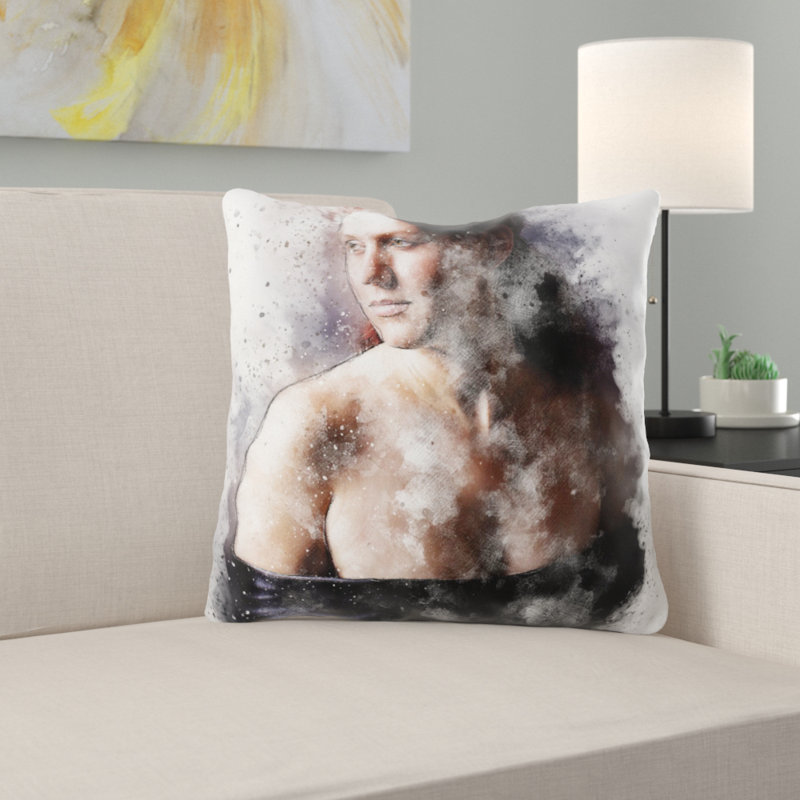 Coussin Radcliff, Micro suède, Intérieur