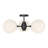 Nouveau Glass Semi Flush Mount-66310874