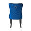 Chaise en velours à dossier matelassé-66376656