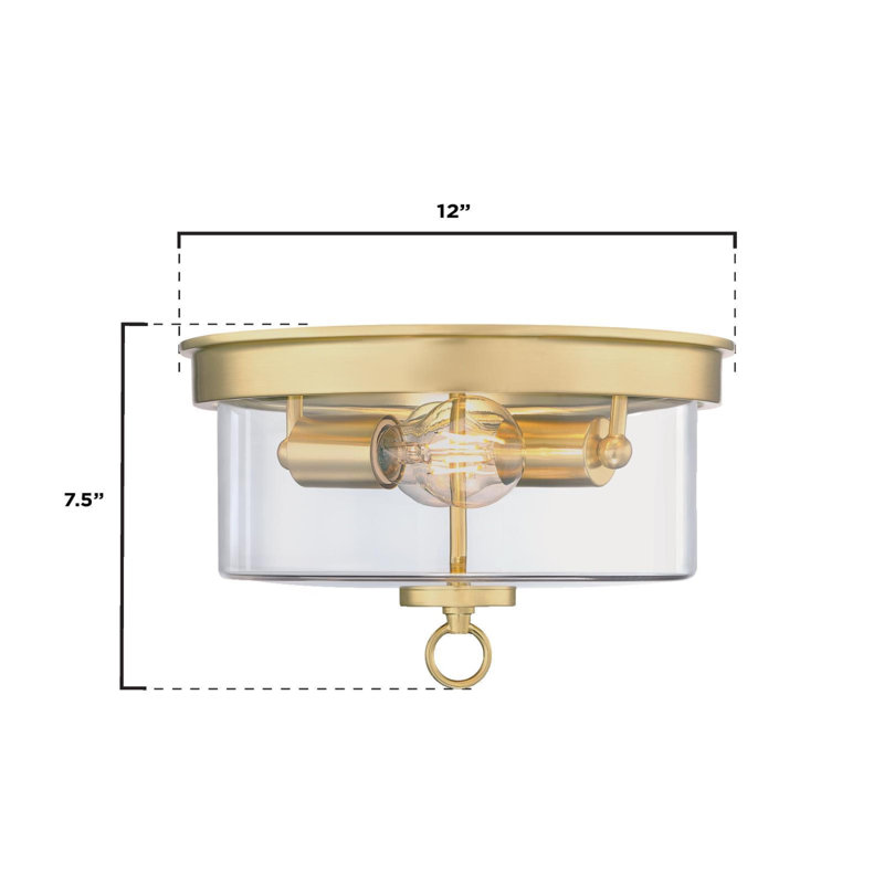 Glass Flush Mount