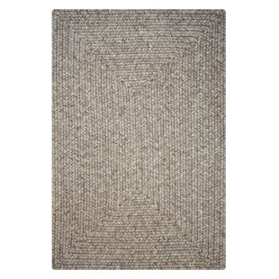  Tapis tressé beige / gris intérieur / extérieur lavable