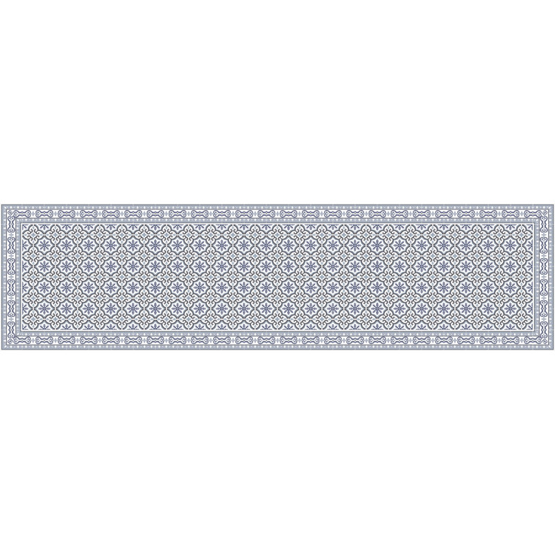 Abreona Vinyl Machine Printed Area Rug, Rectangle 2'7.5" x 9'10.1"