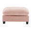 Repose-pieds en tissu chenille pour salon-132913222