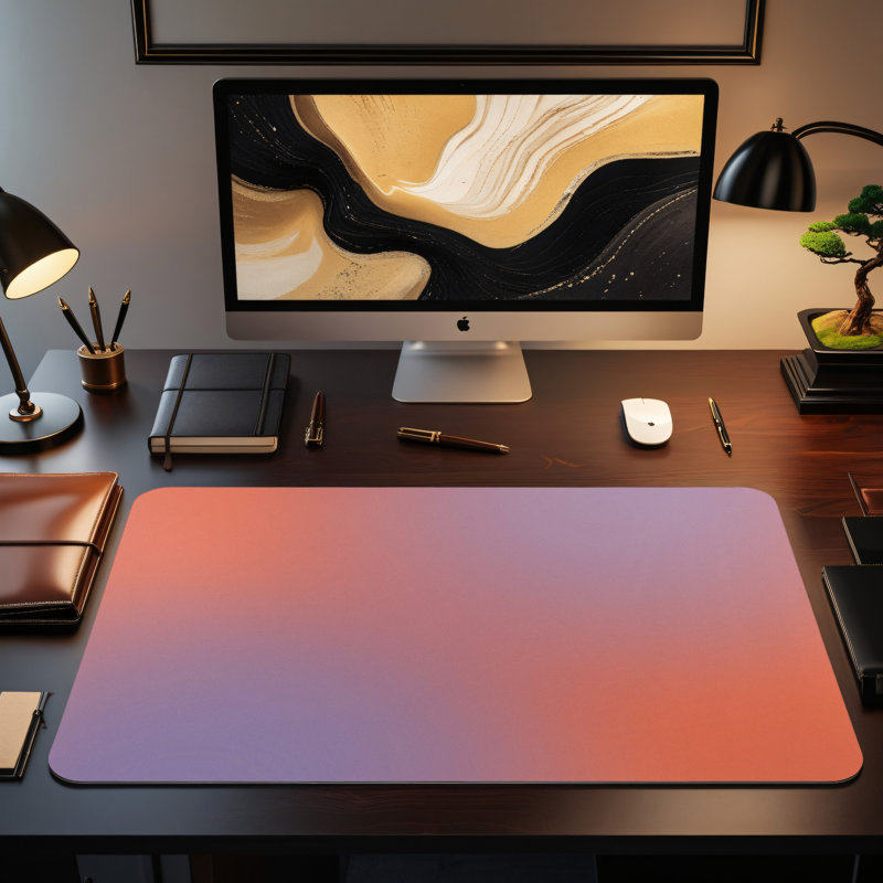 Polyester Desk Pad, 31.5x15.5