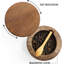 Boîte à épices en bois d'acacia avec couvercle pivotant pour comptoir de cuisine, cuve à sel avec cuillère intégrée