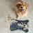 Noble Blossoms - 1 Piece Bone Shape Feeding Mat
