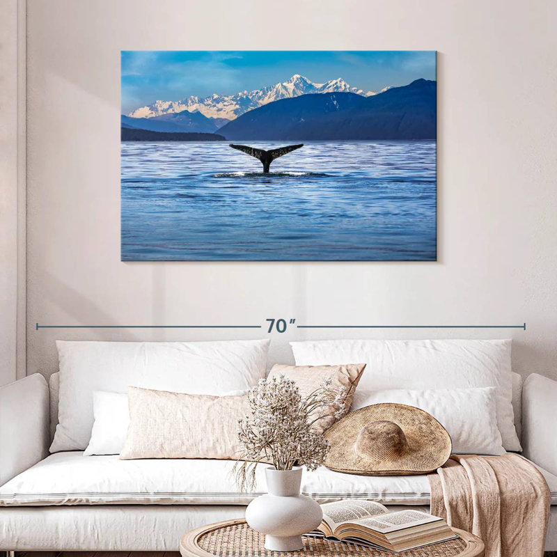 Kavia Juneau Humpback Whale Tail, 30" H x 45" W