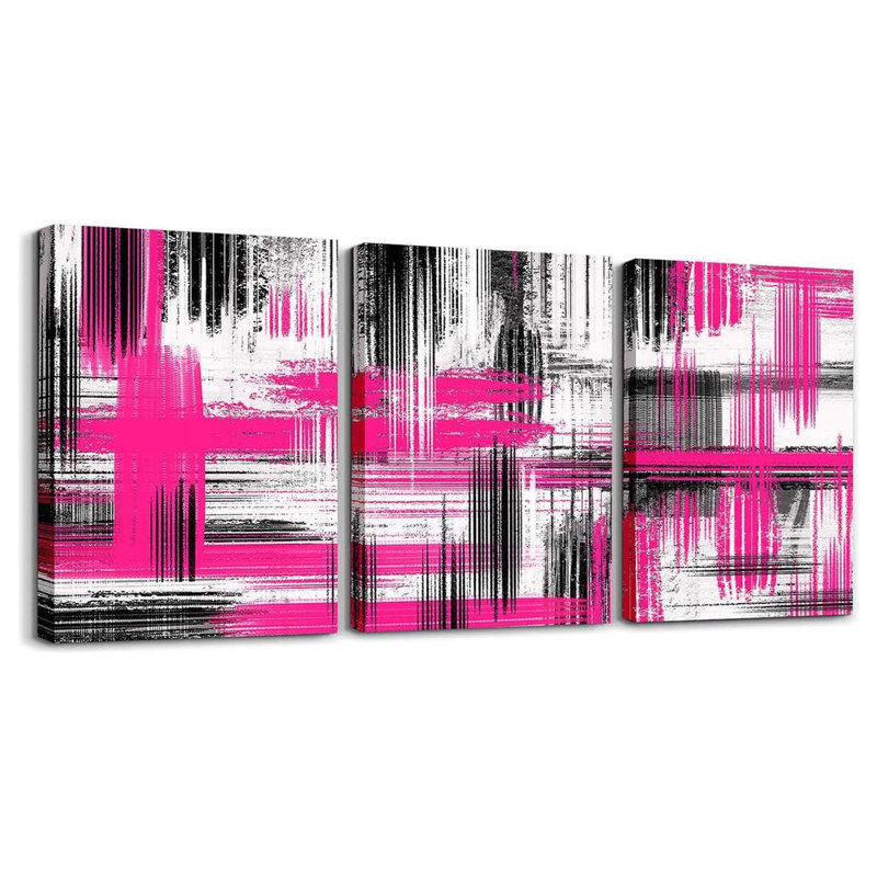 Abstract Picture Wall Decor, Graffiti Art Picture Wall Decor Graffiti Art Canvas Wall Art For Home Decor Geometric Artistic Smear Wall Painting 12X16 Inch