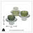 Convertible Tea Light Taper Candle Holder
