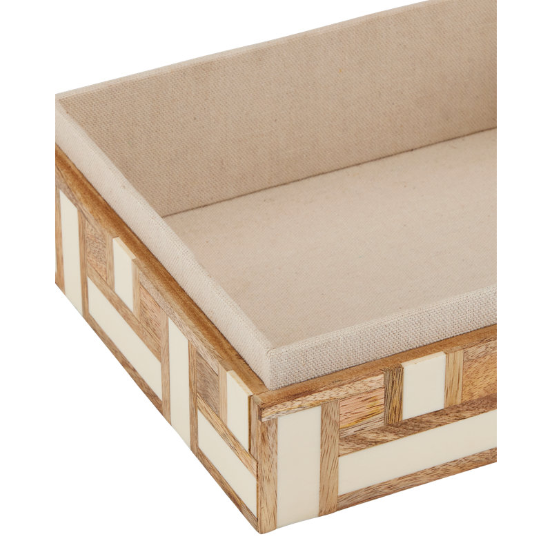 Aarna Cream Box Set Of 2, Cream 