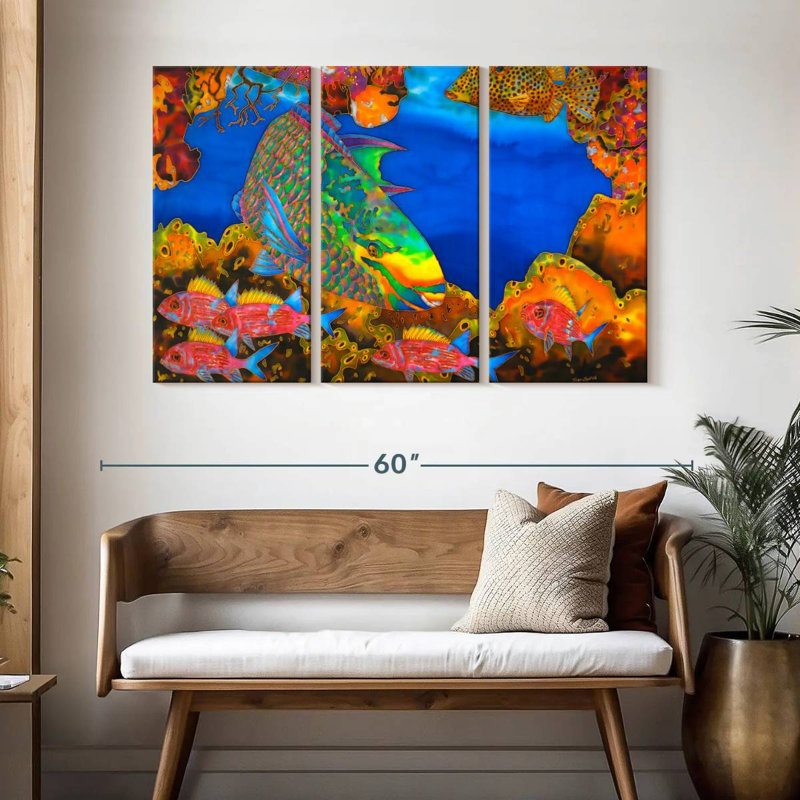 Under Jade Mountain, 32" H x 50" W