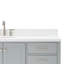 Meuble-lavabo sur pied simple 67 po avec comptoir en quartz Cambridge-90865224