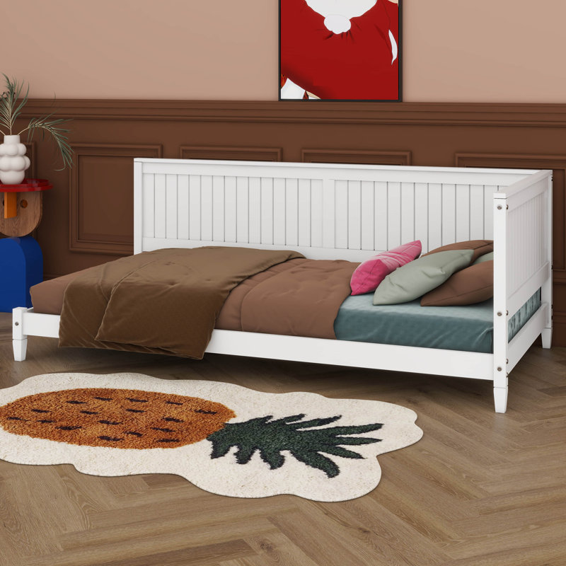 Lit de jour Ingus, Lit simple, Blanc