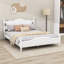 Base de lit plateforme en bois, lit plateforme de style rétro avec support en lattes de bois-1397802133-1397802219