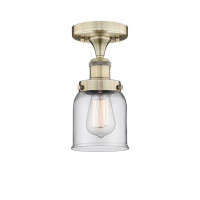 Pontus Glass Semi Flush Mount
