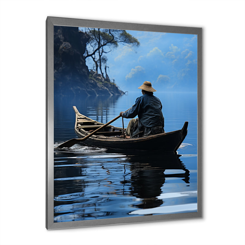 «Bertil Thailande», reproduction sur toile, H 20 po x l 12 po x P 1 po, Cadre photo argenté