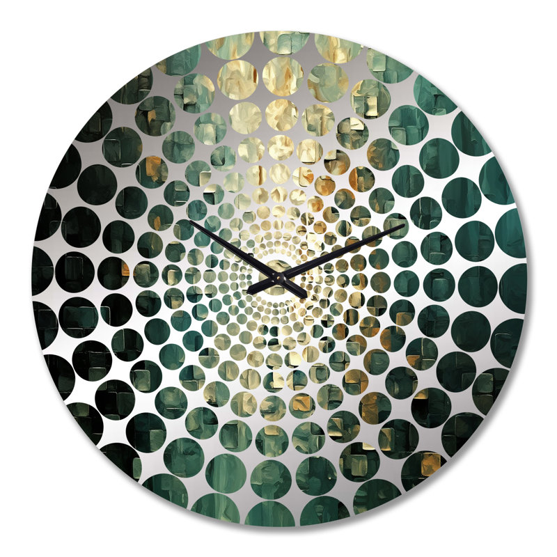 Helmut - Horloge murale peinture abstraite, Très grand