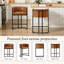 Tabouret de bar 26 po avec tabouret de bar et dossier 26 po-107319594-112666097