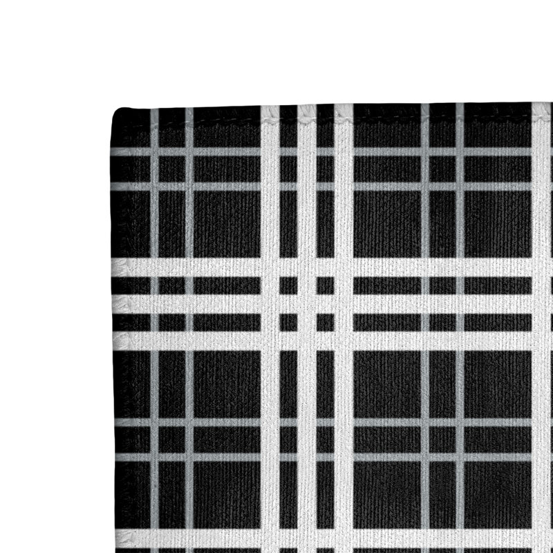 Plaid Indoor Rug, Rectangle 2' x 3'