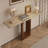 Picture color Stone +  Solid Wood Rectangular Console Table-1631070913