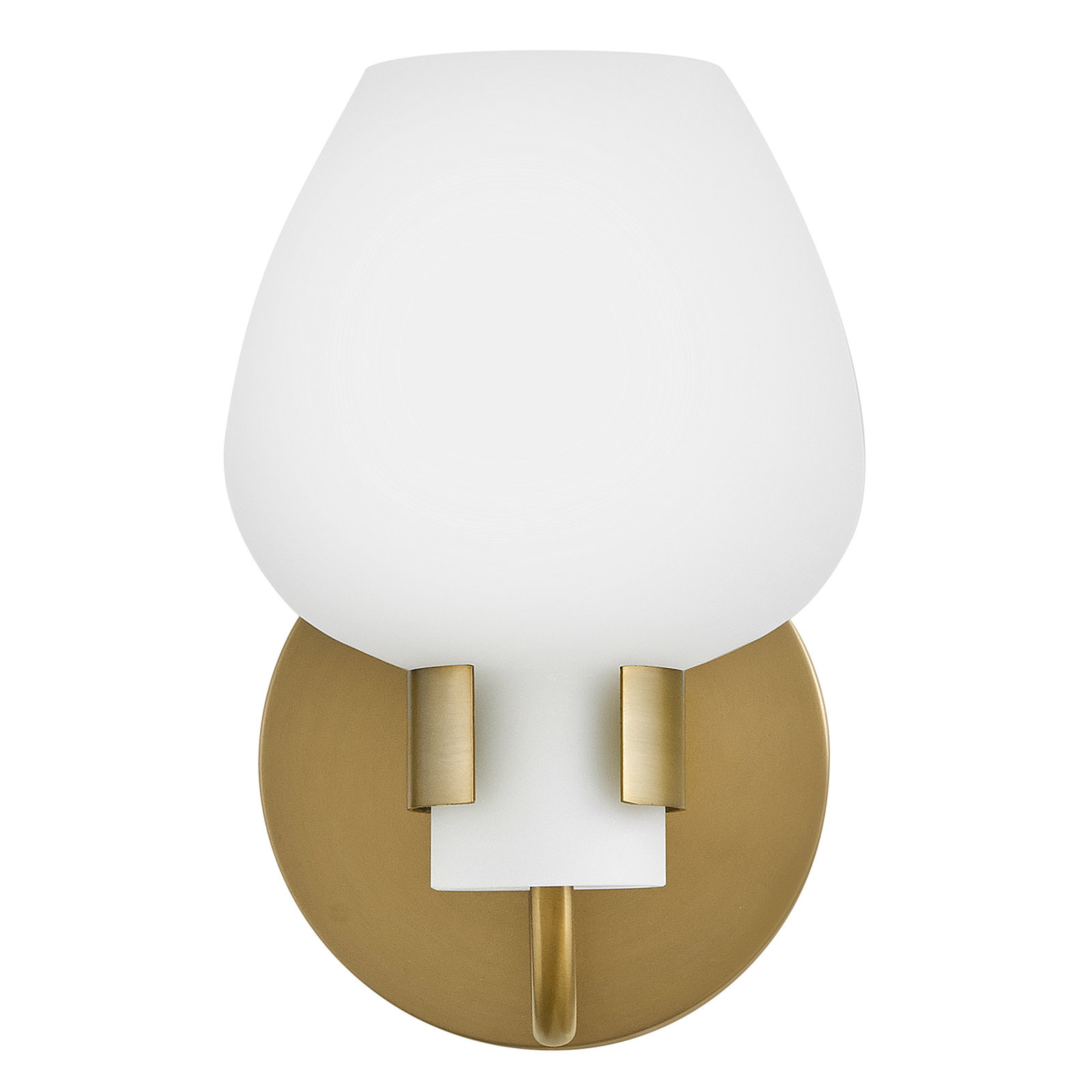 Joss & Main Arcana Etched Opal Bathroom Vanity Light, Gold