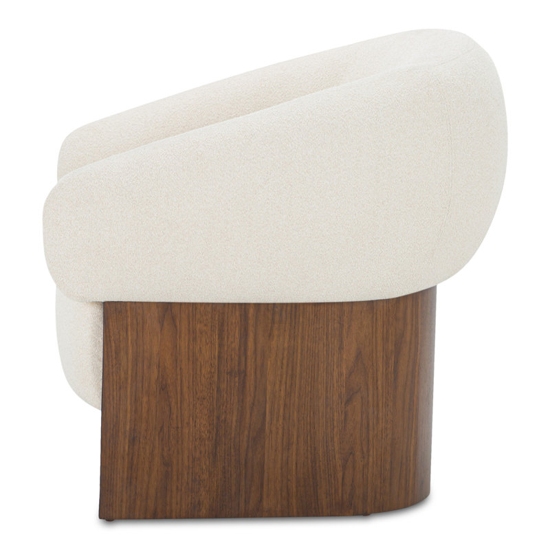 Otto Armchair, Cream Polyester