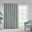 Printed Heathered Blackout Grommet Top Curtain Panel-102559857-102559860