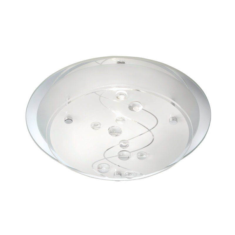 Hinkel Flush Mount, 8cm H x 25cm W x 25cm D