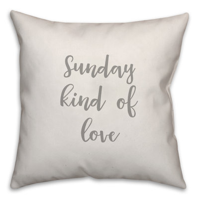  Coussin décoratif Sunday Kind of Love