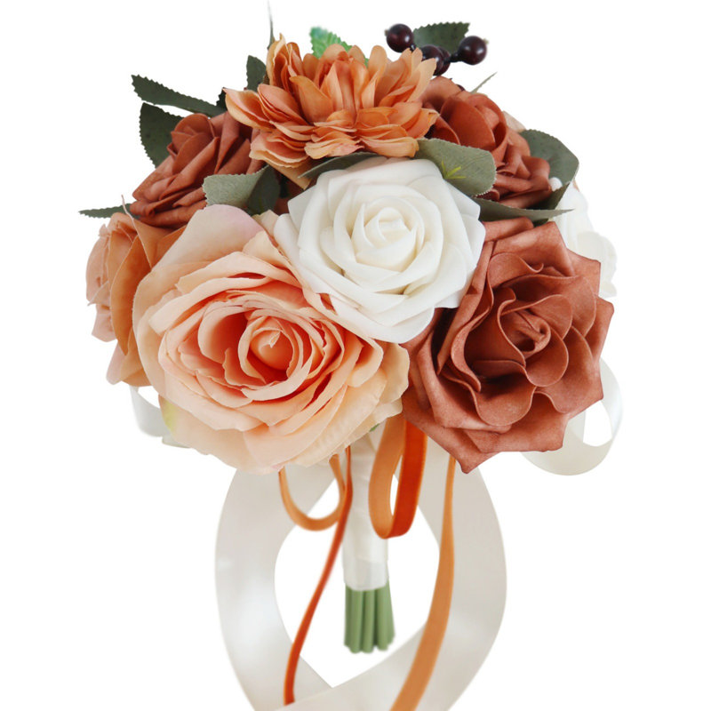 Bouquet de mariage, Orange