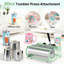 Machine à presser la chaleur 8 en 1 Suteck, Combo de sublimation par transfert de chaleur pivotant à 360 degrés 15 po x 15 po-123440602