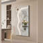 Peinture décorative de style crème 35,43 po avec accents floraux-2091792326