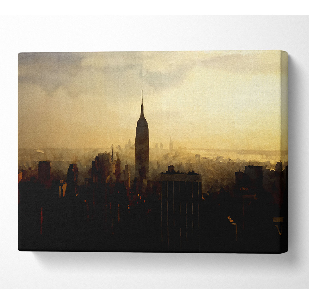 New York City Mist - Kunstdrucke auf Segeltuch