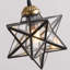 Lustre 3 lumières glam avec étoile de verre-1683313774-1702191857