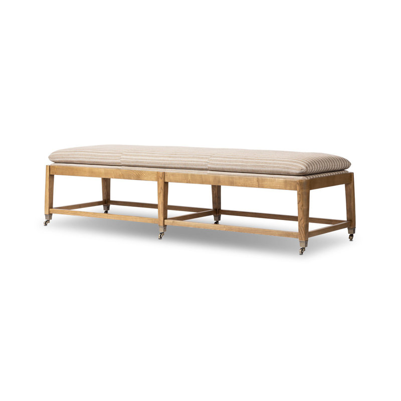 Eleanor Upholstered Bench, Rodin Sand