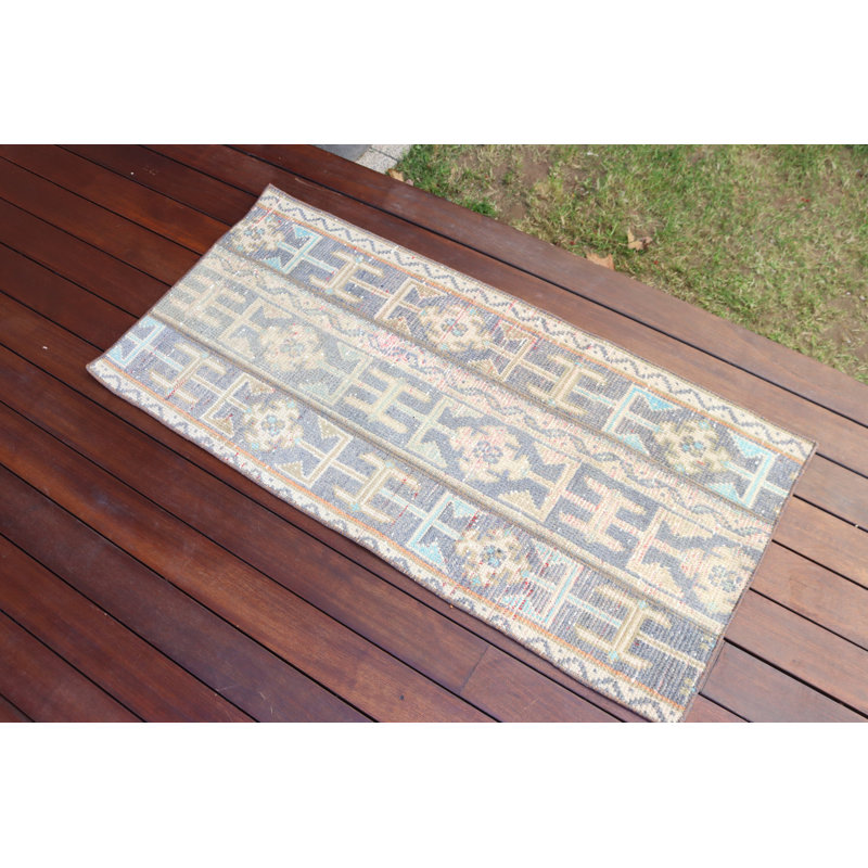 Vintage Turkish Oushak Rug Handwoven For A Bohemian Style Entryway With Rustic Home Appeal In A Flatweave Wool Design