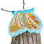 Exhart Butterfly Roof Peace Acorn Hanging Bird House, 7 Inch
