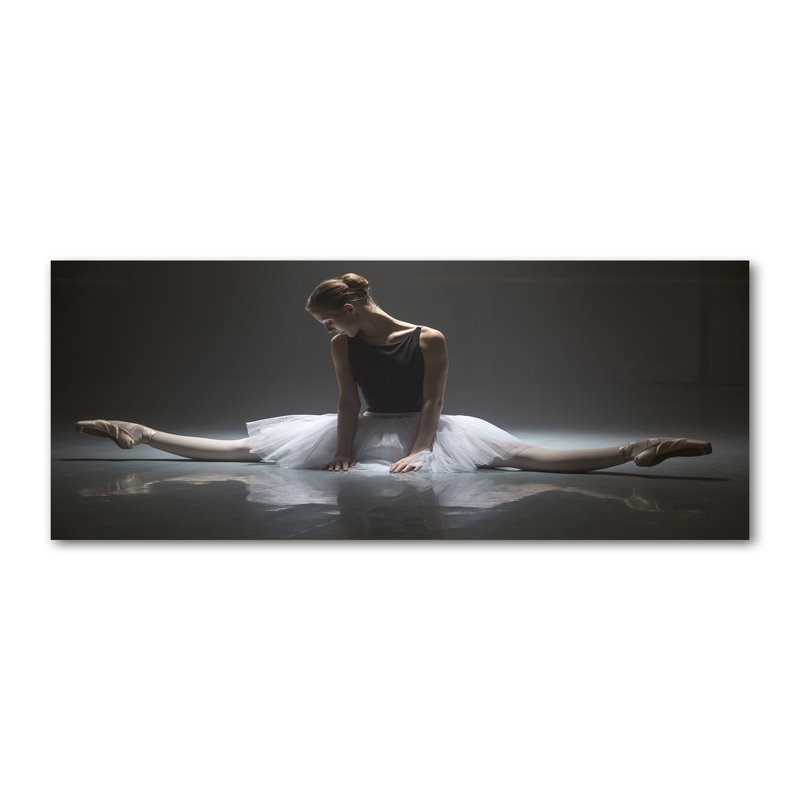 Ballerina - No Frame Print on Glass, Canvas, 50cm H x 125cm W x 2cm D