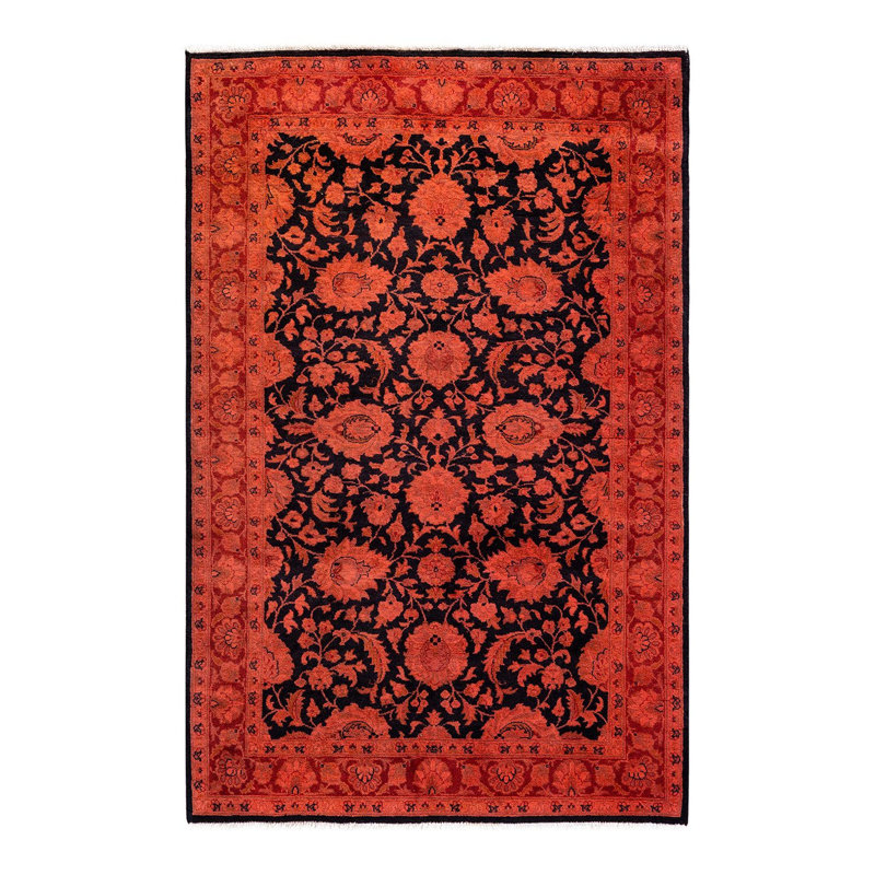 Fine Vibrance One-of-a-Kind 3' 2" X 4' 10" Hand Knotted Area Rug