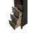 16 Inch Open Shelving Bath Storage Cabinet in Chocolate Oak-1911141106-1911141104