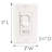 Replacement Ceiling Fan Wall Control, Cali Ajax Treviento Collections